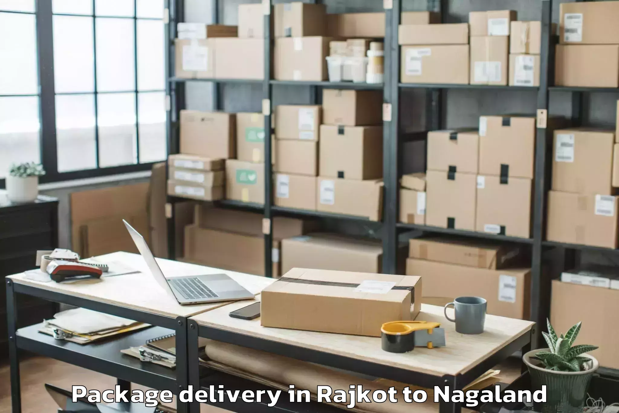 Book Rajkot to Noklak Package Delivery Online